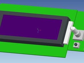 gadgets3d lcd controller solid model printer parts 3d print model - Mito3D