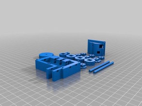 my customized filament odometer wprinted shaft 3d printer accessories 3d print model - Mito3D