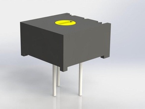 trimming potentiometer electronics makerbotorg 3d print model - Mito3D