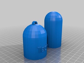 container slip-on cap containers customized 3d print model - Mito3D