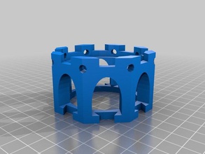 variable width yet another printable spool 3d printer accessories customizer openscad 3d print model - Mito3D