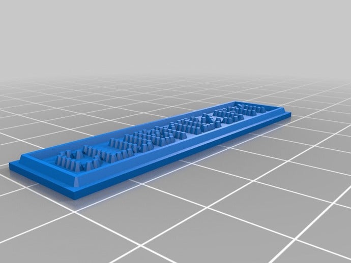 clubmixfm personalizzato dotfont piastra altri 3D print model - Mito3D