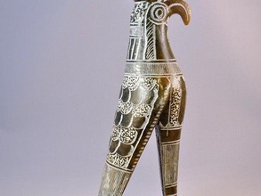 horus estatua esculturas 3d print model - Mito3D