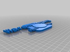 wareneingang Zeichen logos angepasst 3d print model - Mito3D