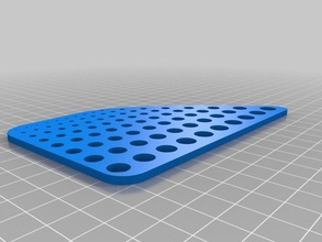 tamaño del agujero de la impresión prueba calibración impresora 3d pruebas 3d print model - Mito3D