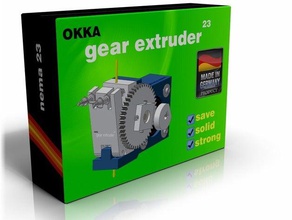 okka gear estrusore altri 3d abs annuncio mendel motore nofiles pla reprap shapercube spam passo-passo strumento aggiornamento utile 3d print model - Mito3D