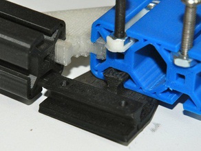 20 mm plastik t-yuvası diğer alüminyum yükseltmeleri tslot 3d print model - Mito3D