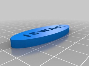 swag paper weight accessories awsome cool wieght 3d print model - Mito3D