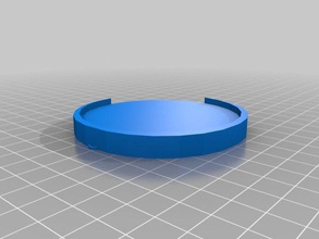 torna medaglione cerchio i portachiavi personalizzato 3d print model - Mito3D