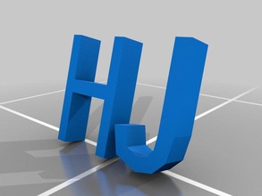 hj 55 nouvelles les anneaux personnalisé 3d print model - Mito3D