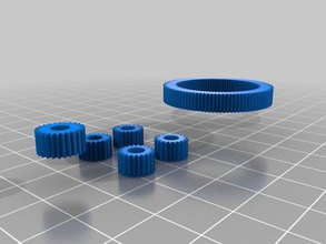 twitchy ring accessories gear 3d print model - Mito3D