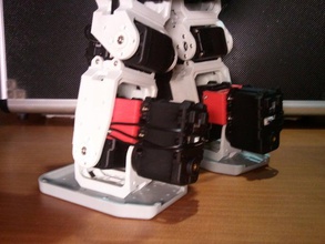bioloid de mise à niveau la cheville robotique droid droide humanoïde 3d print model - Mito3D
