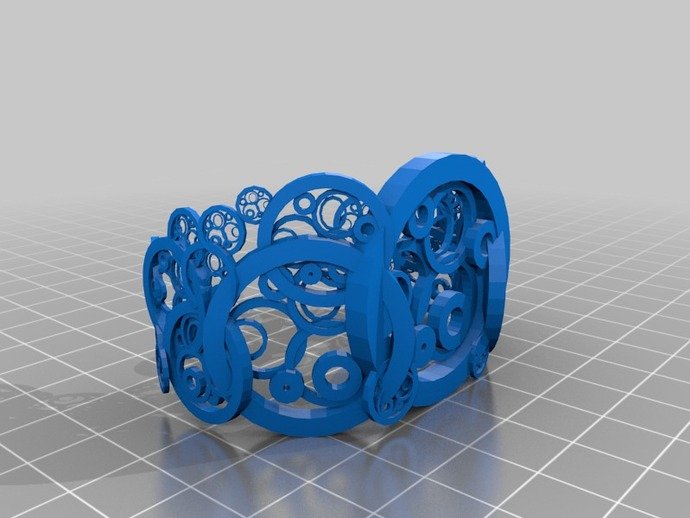 le bracelet bracelets 3D print model - Mito3D