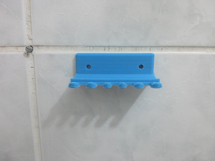 suporte para escova casa de banho 3D print model - Mito3D