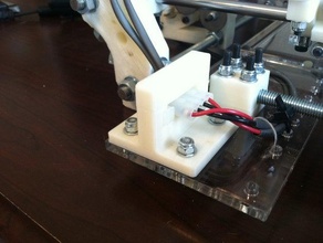 mendel 4 pinos macho conector de energia molex montagem outros 3d print model - Mito3D