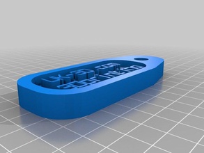 keytag de los hogares personalizado 3d print model - Mito3D
