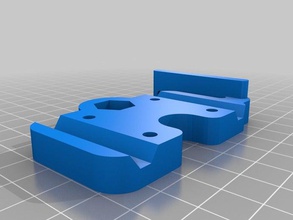 x-extremo inferior de la abrazadera incorporada mecánica tope terminal titular 3d impresora partes 3d print model - Mito3D