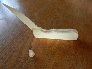 v20 cuchillo de bolsillo totalmente imprimible taschenmesser diestros juguete juego accesorios herramienta 3d print model - Mito3D