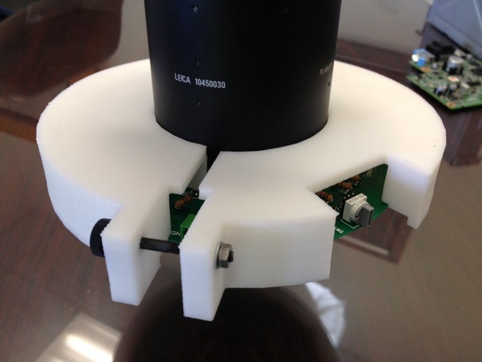 aziz IS USM ışık leica mikroskop yüzük kamera 3D print model - Mito3D