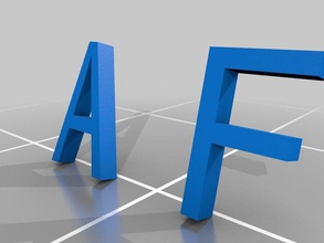 af rings customized 3d print model - Mito3D