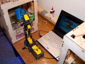 braccio robot alternativa soa funzionamento remoto altri 3d print model - Mito3D