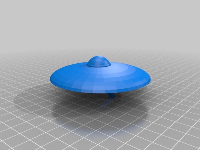 ufo-Landung - Spielzeug Spiele alien awsome cool makebot 3D print model - Mito3D
