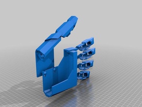 my customized gauntlet glove left hand costume 3d print model - Mito3D
