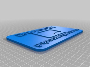 graphid3a i segni loghi personalizzato 3d print model - Mito3D