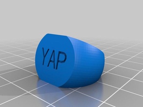 yap ring 75 rings customized 3d print model - Mito3D