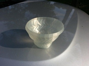 garip vazo simetrik sanat 3d print model - Mito3D