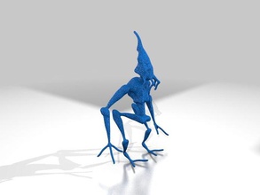 spike criaturas alien o lago erie monstro nittee grittee surto brinquedo 3d print model - Mito3D