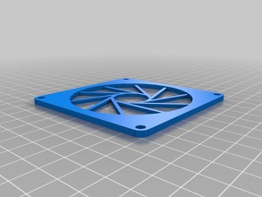 80 mm aperture fan grill other customized 3d print model - Mito3D