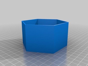 simple d'imbrication des pièces de la corbeille les conteneurs personnalisé 3d print model - Mito3D