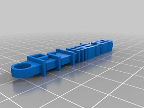 primates keychain organization customized 3d print model - Mito3D