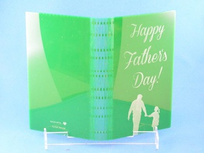 fathers day card 2d art robbinsvillehighschool 3d print model - Mito3D