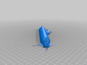 sottomarino sculture la barca submarino yellowsubmarine 3d print model - Mito3D