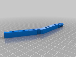 printable filament spool spindle reprap holes other 3d print model - Mito3D