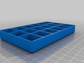 smd parts tray v2 organization container customized 3d print model - Mito3D