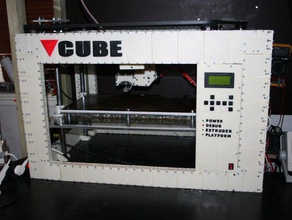 cube -the 3d printed printer printers abs cnc machine custom experiment extruder featured hbp heated build platform large printable 3d print model - Mito3D