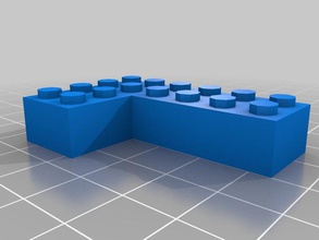 lego letter other 3d printing reprap blender 3d print model - Mito3D