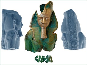 devasa büstü Ramses ıı ozymandias heykeller 3d print model - Mito3D