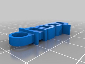 cerchio portachiavi organizzazione personalizzato 3d print model - Mito3D