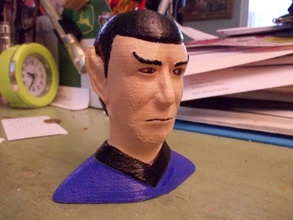 spock persone 3d print model - Mito3D