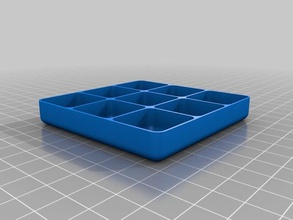 özelleştirilmiş Kare tepsiler benim organizasyon 3d print model - Mito3D