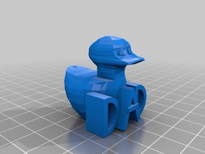 dad duck sculptures fathers day luke 3d print model - Mito3D