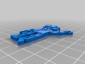 meine angepasste Roboter Schlüsselanhänger 3d print model - Mito3D