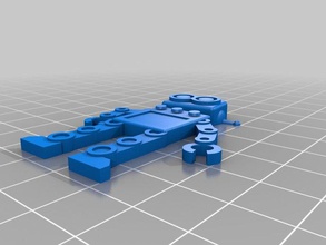 my customized robot keychain keychains 3d print model - Mito3D