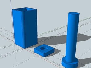 Boden-cube-tool outdoor Garten 3d print model - Mito3D