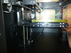replicator 2x buildplate arm reinforcement 3d printing build plate 3d print model - Mito3D