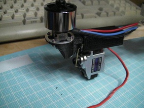 tricopter tail mount other 3d 633 bearing helicopter motor quadcopter toy 3d print model - Mito3D